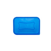 Clear Microwavable Rectangular Container with color Lids